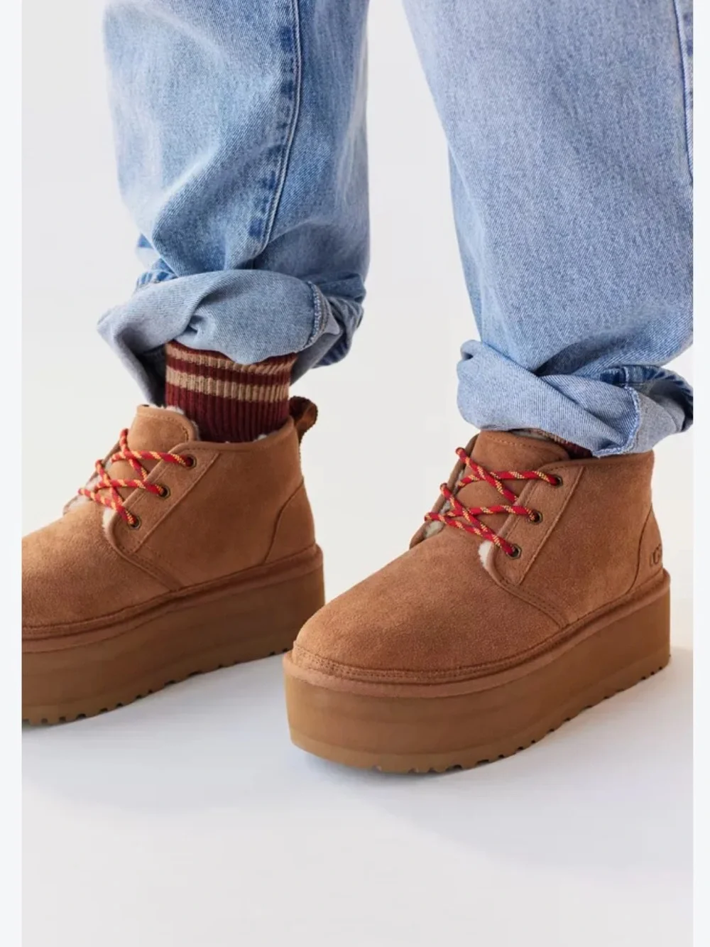 UGG Neumel Heritage Chestnut Platform Boots